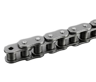 High strength short pitch roller chains