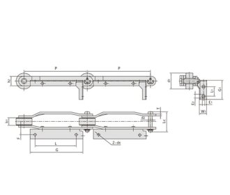 Tobacco machinery conveyor chains