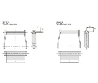 Drag reference welded structure bending plate chains